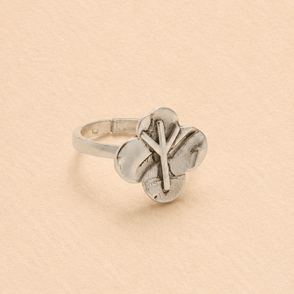 Algiz adjustable ring - The 4 Harts