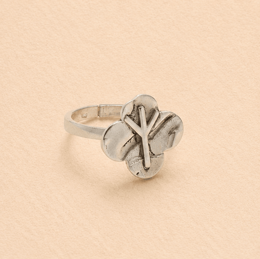 Algiz adjustable ring - The 4 Harts