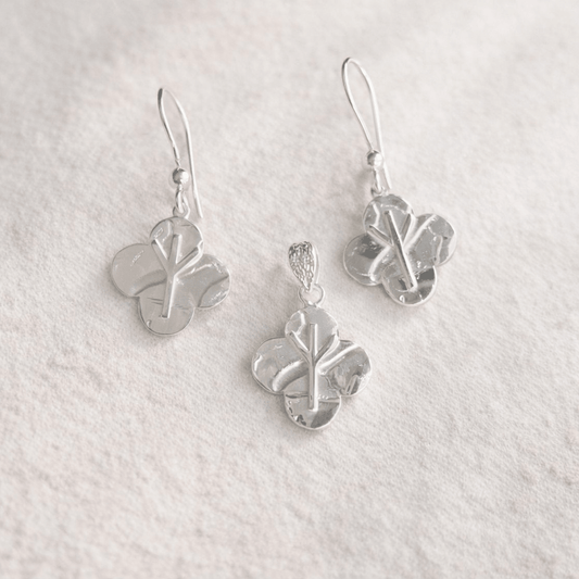 Algiz jewelry set - The 4 Harts