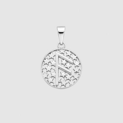Ansuz Round Pendant - The 4 Harts