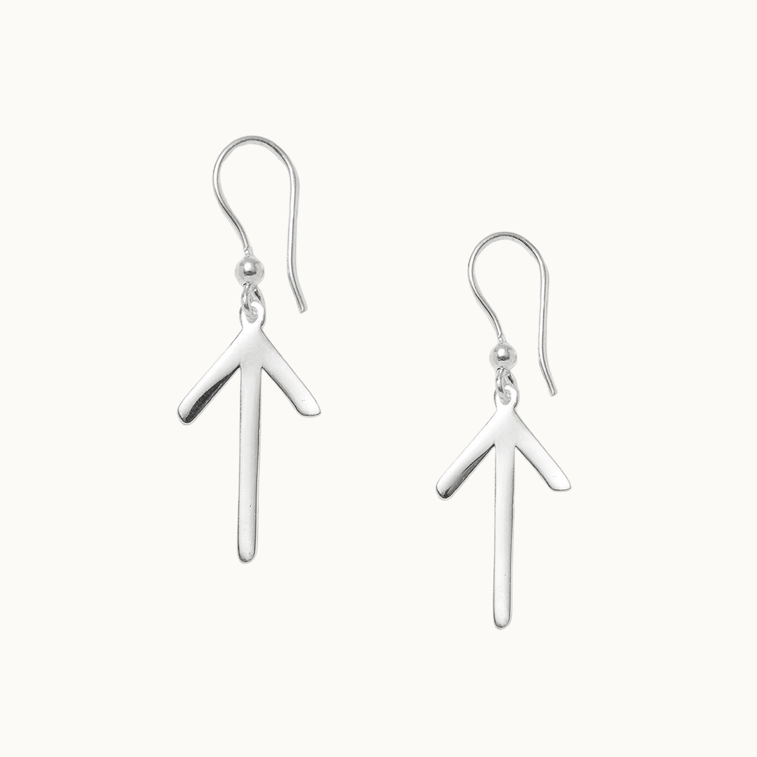 Earrings Silver Tiwaz - The 4 Harts