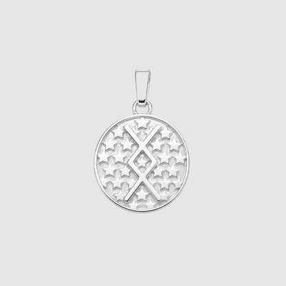 Inguz Round Pendant - The 4 Harts