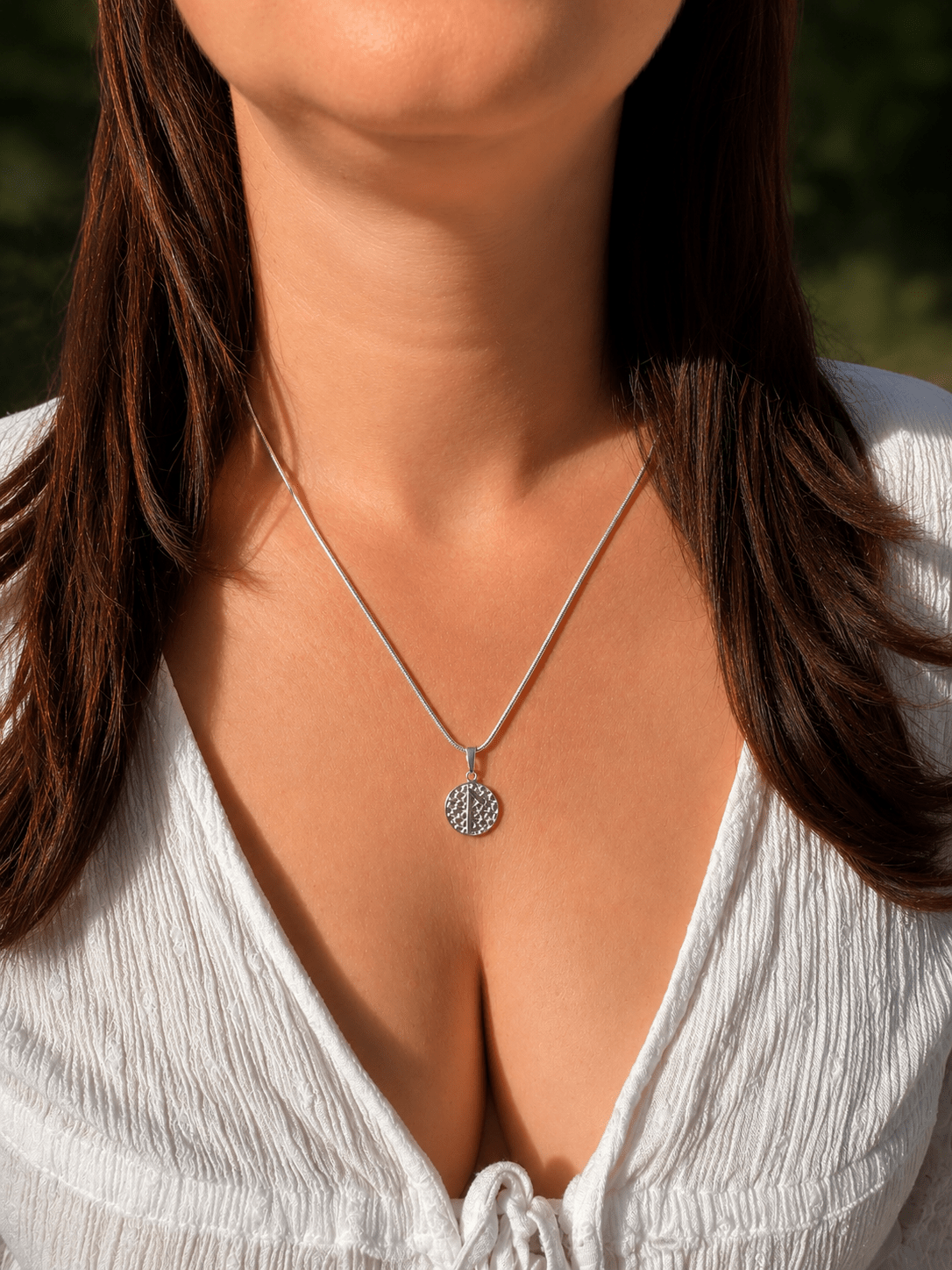 Laguz Round Pendant - The 4 Harts