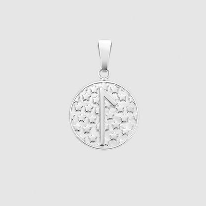 Laguz Round Pendant - The 4 Harts
