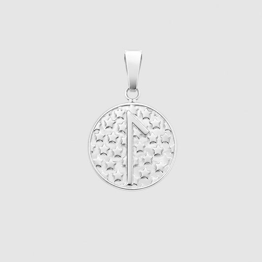 Laguz Round Pendant - The 4 Harts