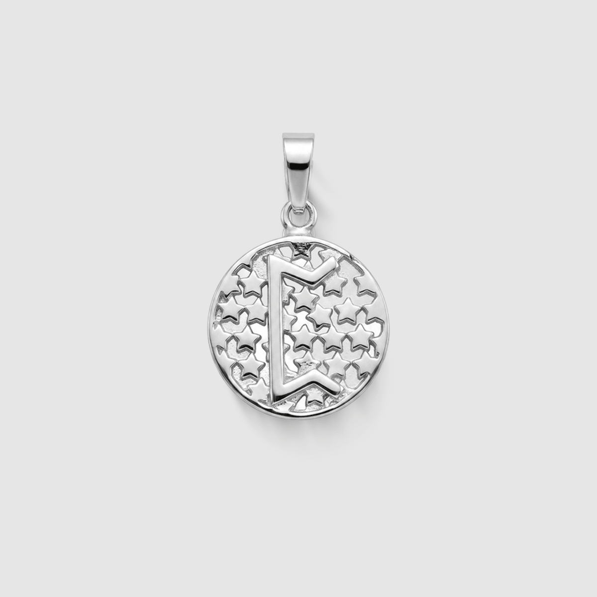 Perthro Round Pendant - The 4 Harts