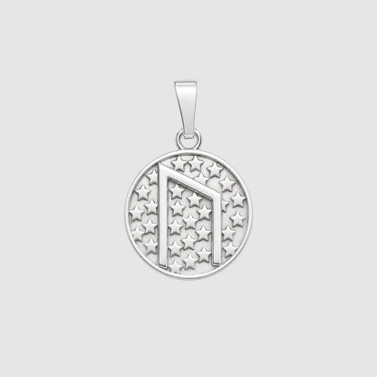 Uruz Round Pendant - The 4 Harts